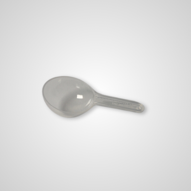 Plastic Scoops - Clear & blue