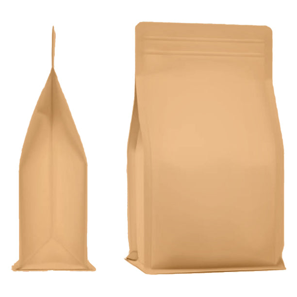 Flat Bottom with Zip & Valve